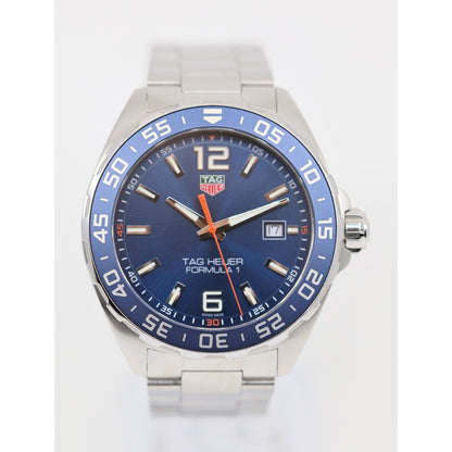 TAG Heuer Formula 1 WAZ1010.BA0842 43mm Blue Dial Quartz Steel Men's Watch