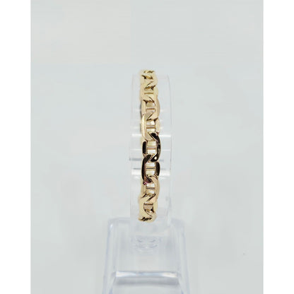 10K Yellow Gold Mariner Link Chain Bracelet