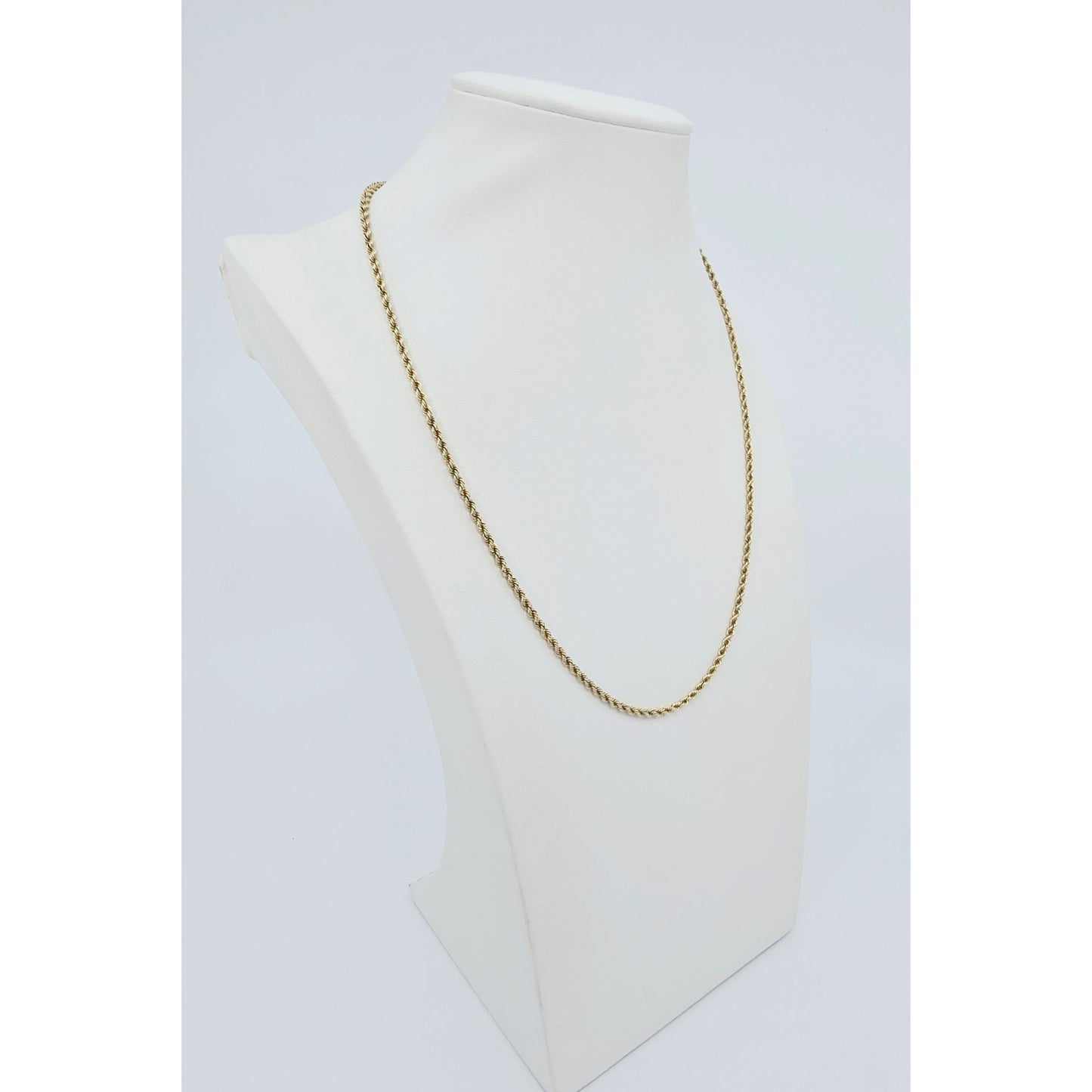 14K Yellow Gold Rope Chain Necklace