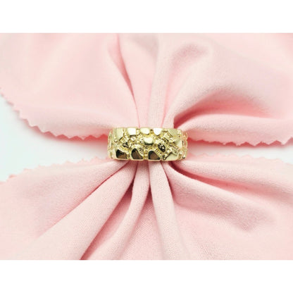 14K Yellow Gold Nugget Ring