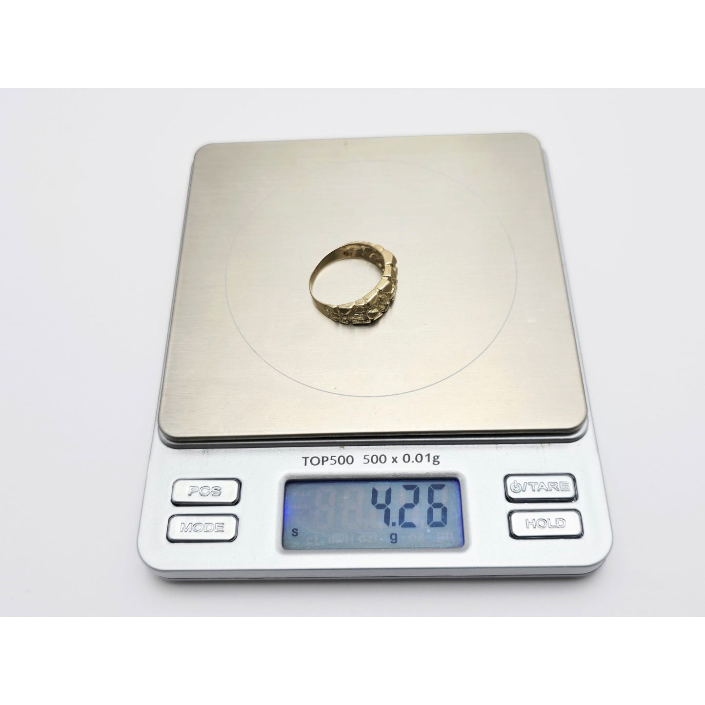 14K Yellow Gold Nugget Ring