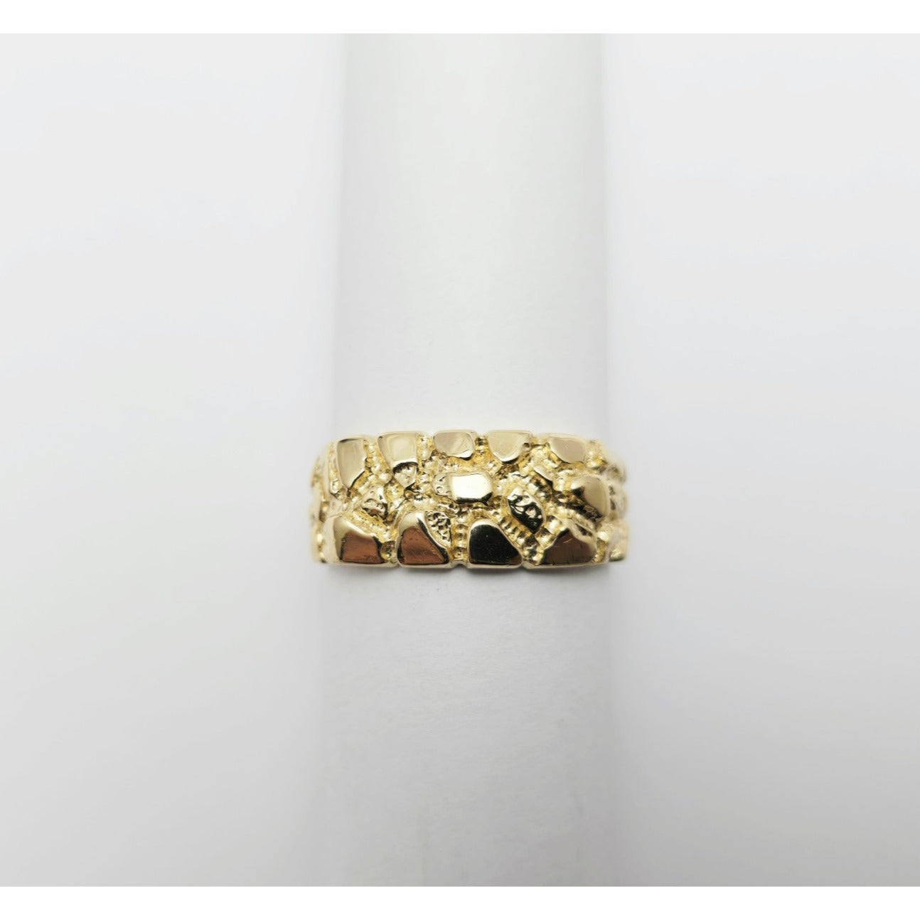 14K Yellow Gold Nugget Ring