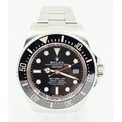 Rolex Sea Dweller Deepsea 44mm Black Dial Stainless Steel Automatic Watch 136660