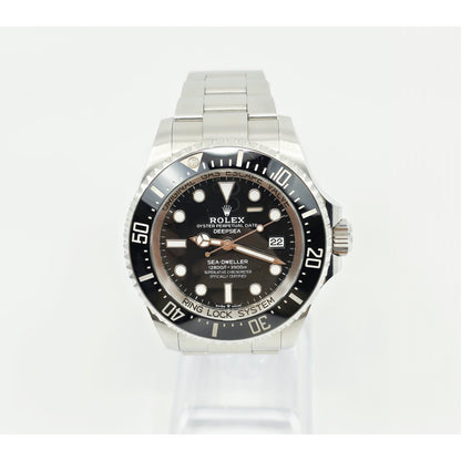 Rolex Sea Dweller Deepsea 44mm Black Dial Stainless Steel Automatic Watch 136660