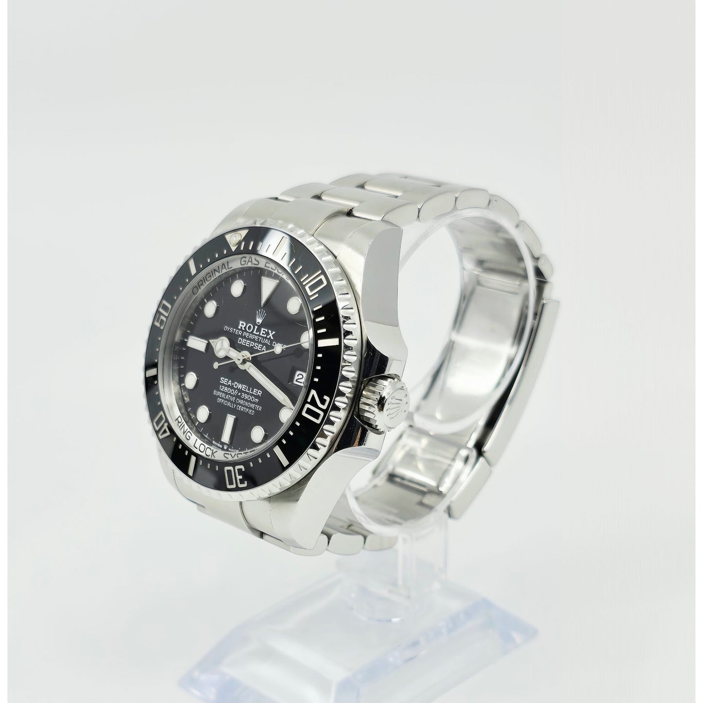 Rolex Sea Dweller Deepsea 44mm Black Dial Stainless Steel Automatic Watch 136660