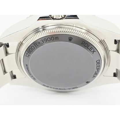Rolex Sea Dweller Deepsea 44mm Black Dial Stainless Steel Automatic Watch 136660