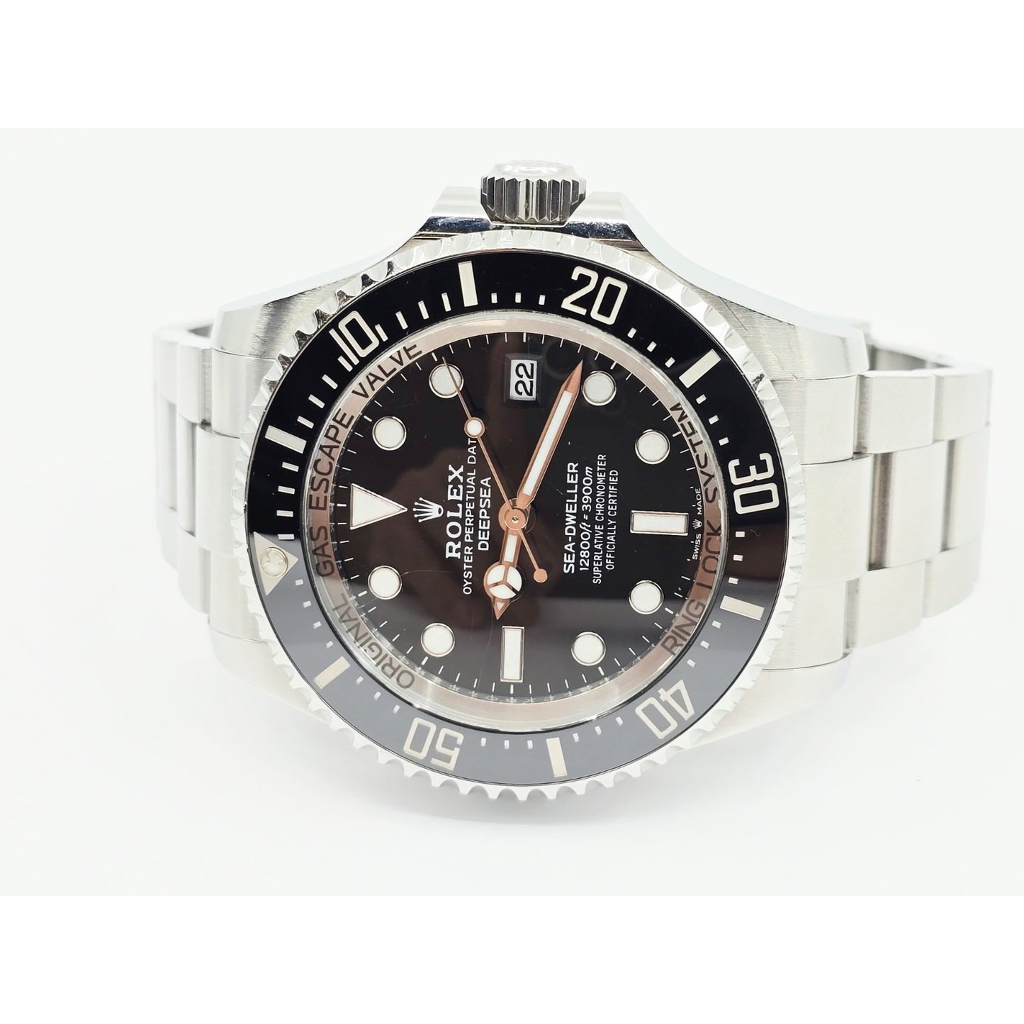 Rolex Sea Dweller Deepsea 44mm Black Dial Stainless Steel Automatic Watch 136660