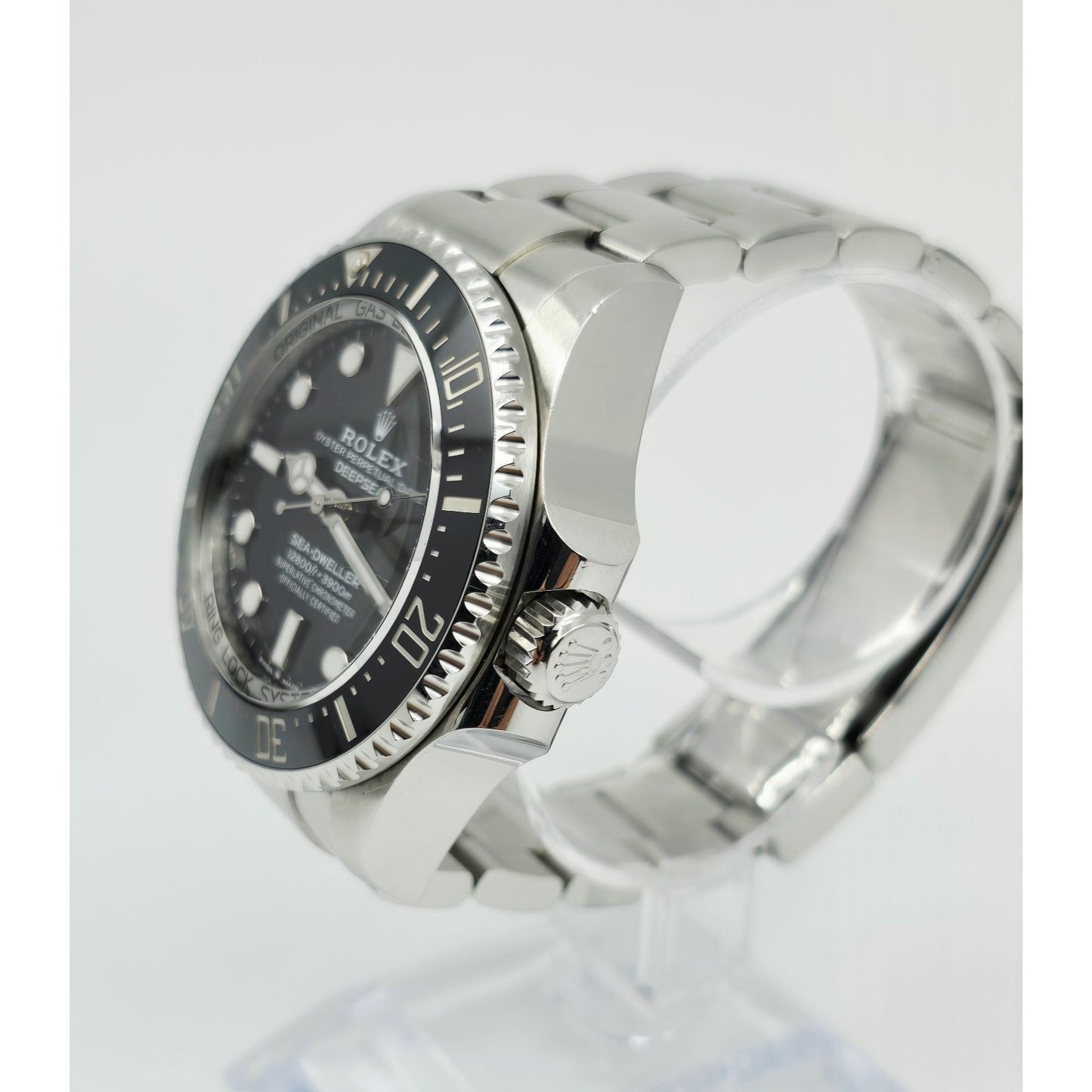 Rolex Sea Dweller Deepsea 44mm Black Dial Stainless Steel Automatic Watch 136660
