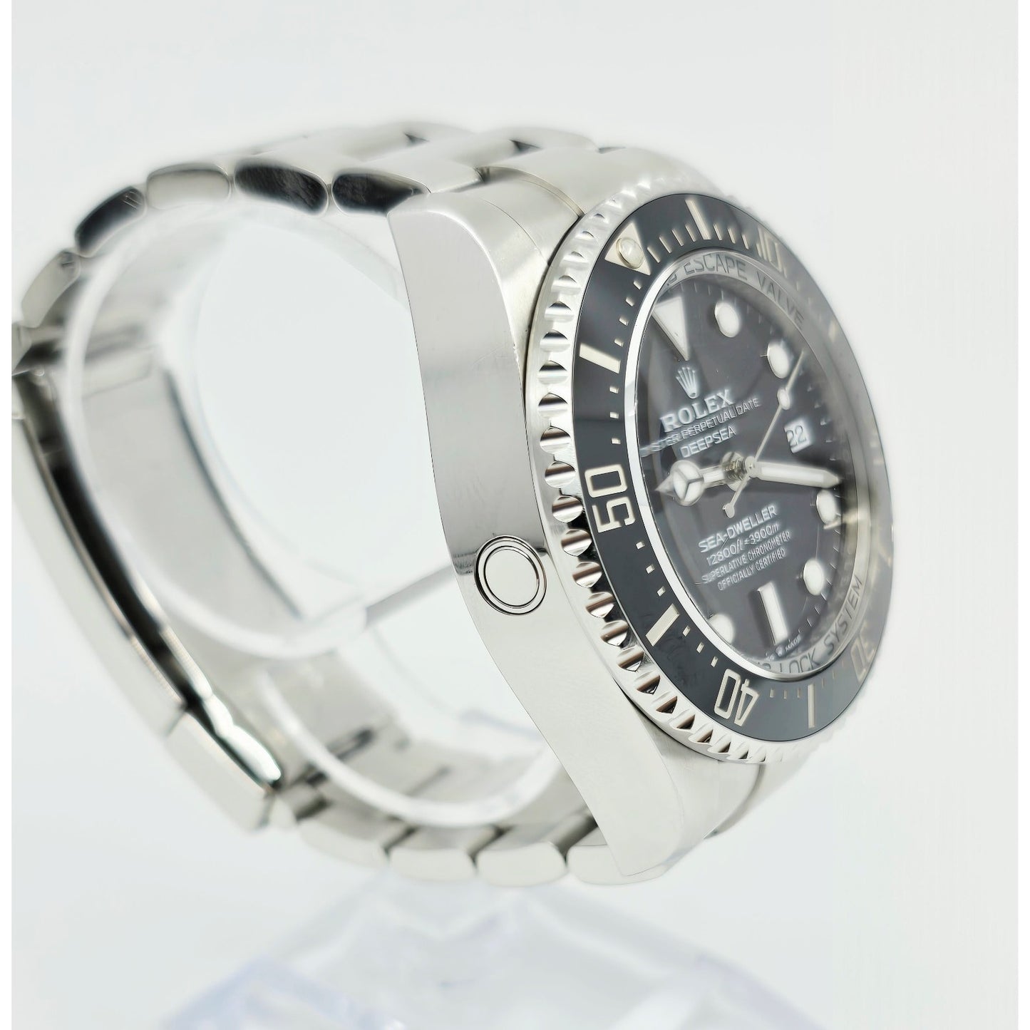 Rolex Sea Dweller Deepsea 44mm Black Dial Stainless Steel Automatic Watch 136660