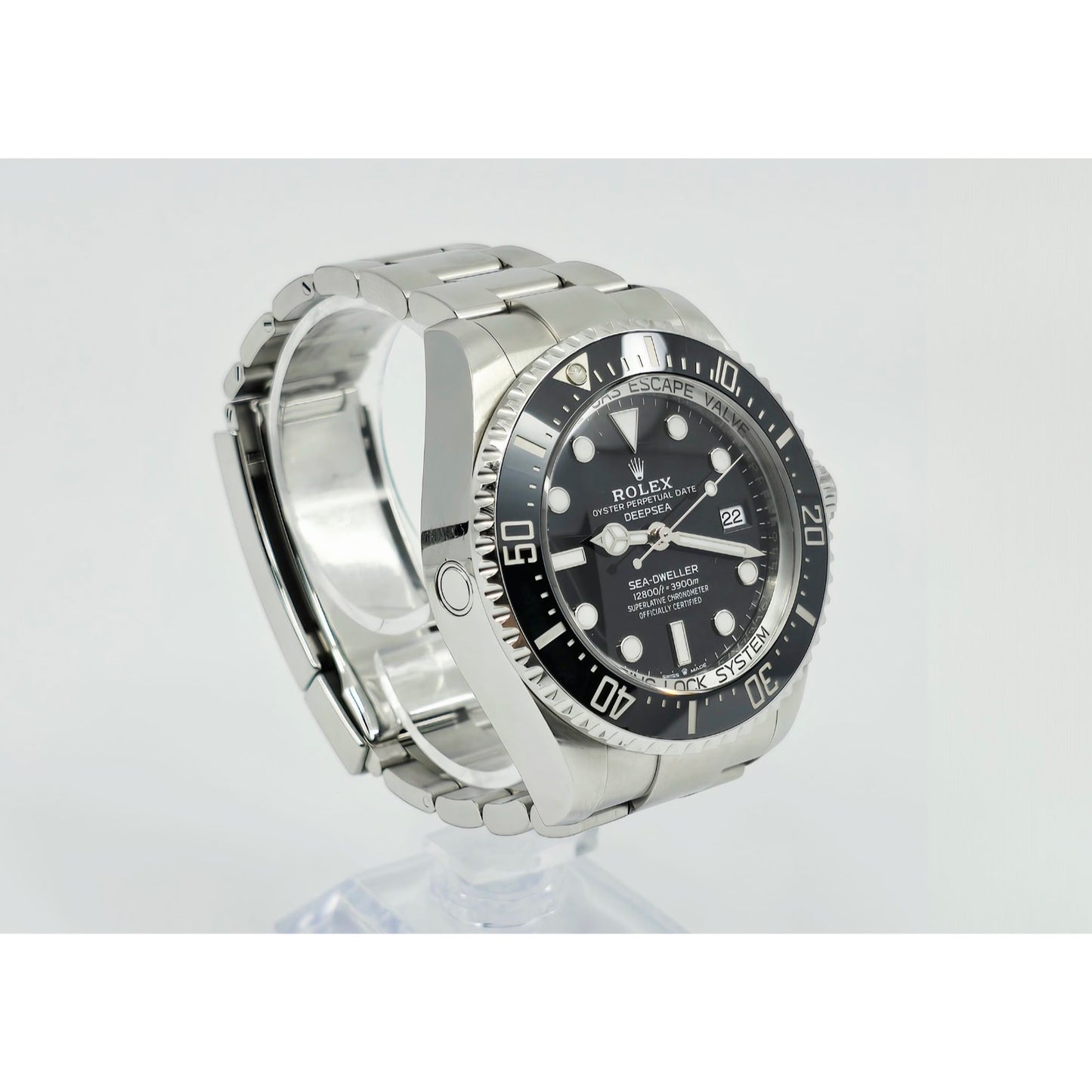 Rolex Sea Dweller Deepsea 44mm Black Dial Stainless Steel Automatic Watch 136660