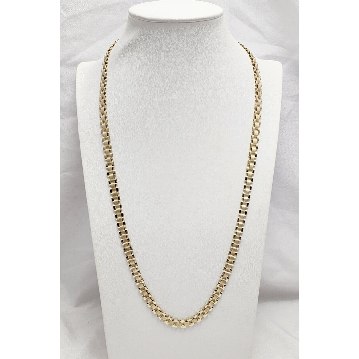 10K Yellow Gold Rolex Link Chain Necklace