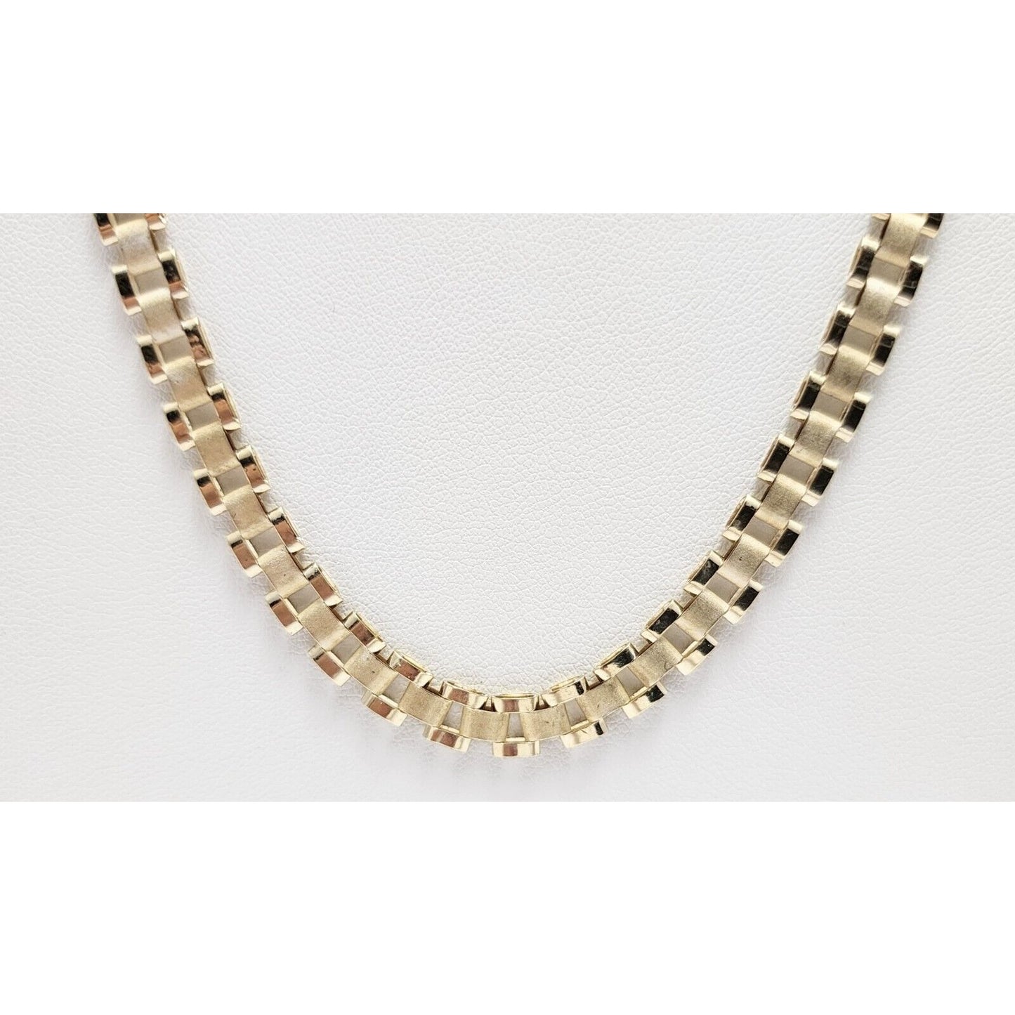 10K Yellow Gold Rolex Link Chain Necklace