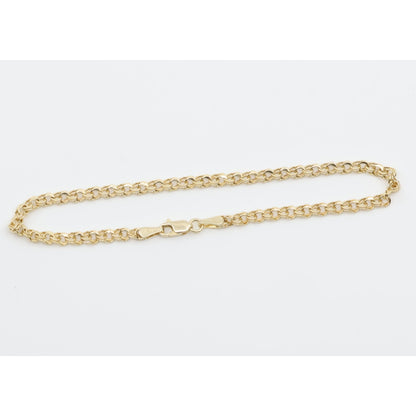 14K Yellow Gold Bismark Link Bracelet