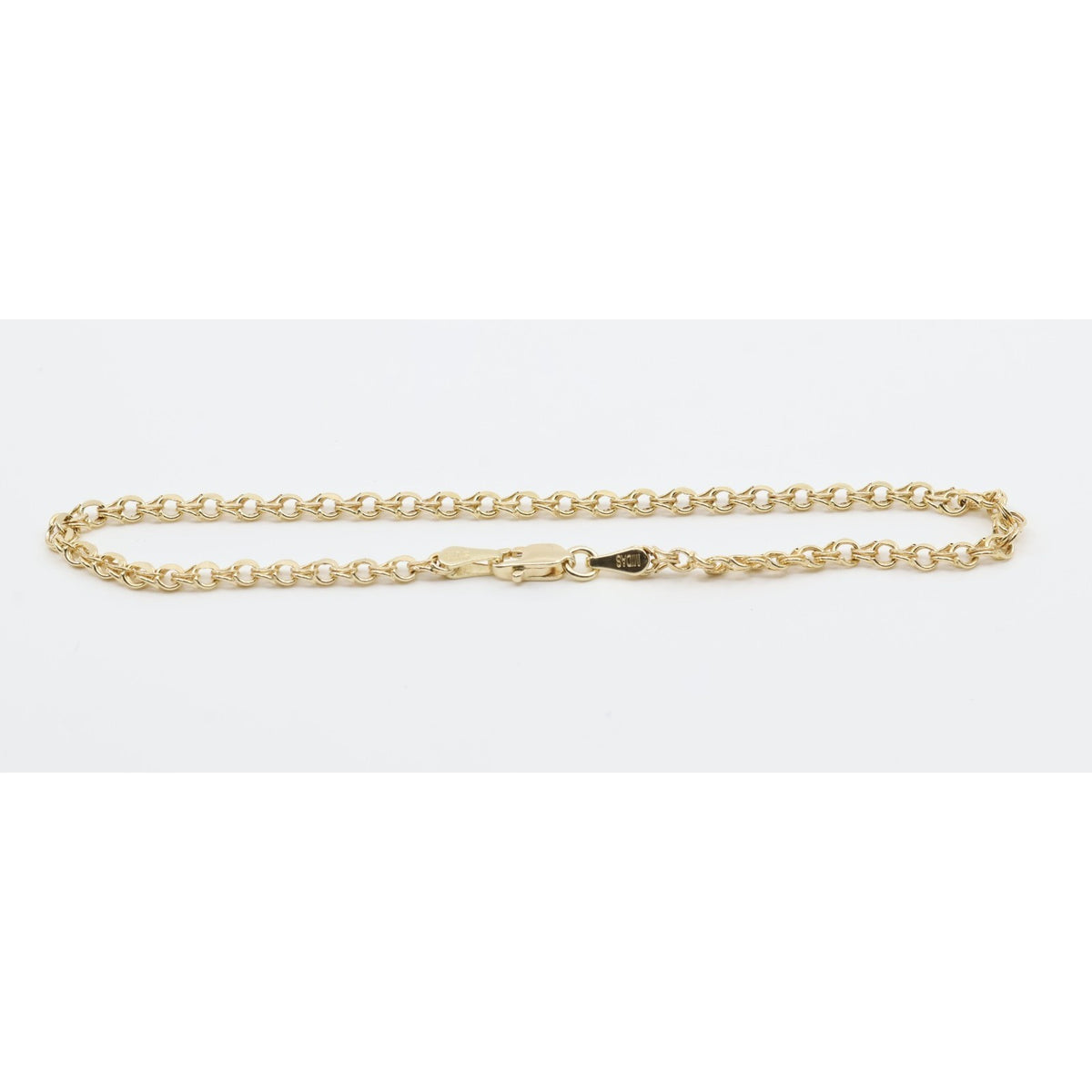 14K Yellow Gold Bismark Link Bracelet