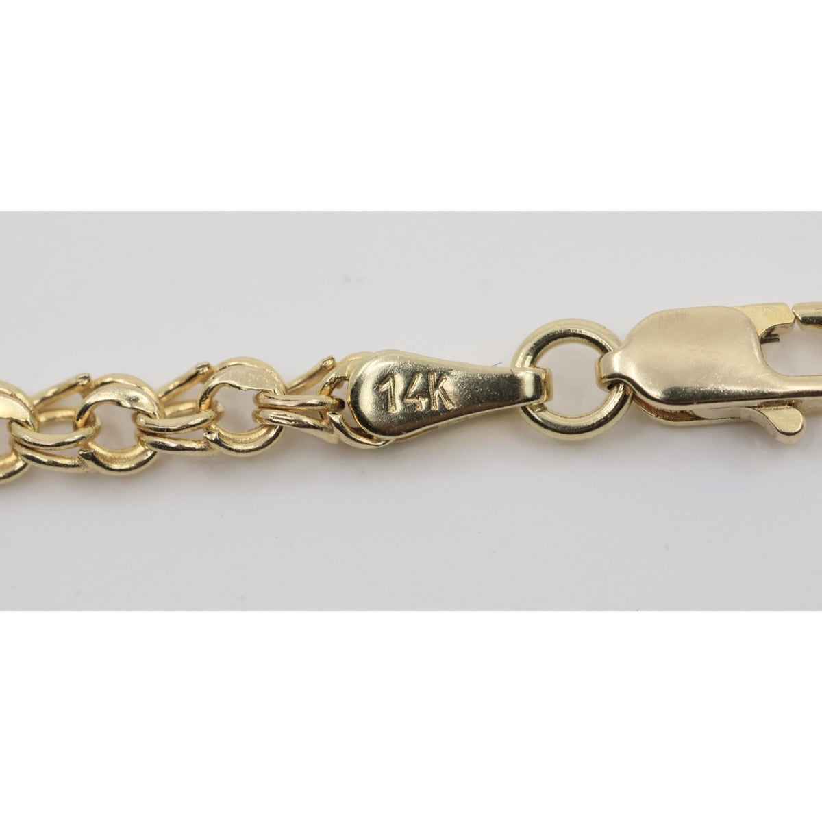 14K Yellow Gold Bismark Link Bracelet