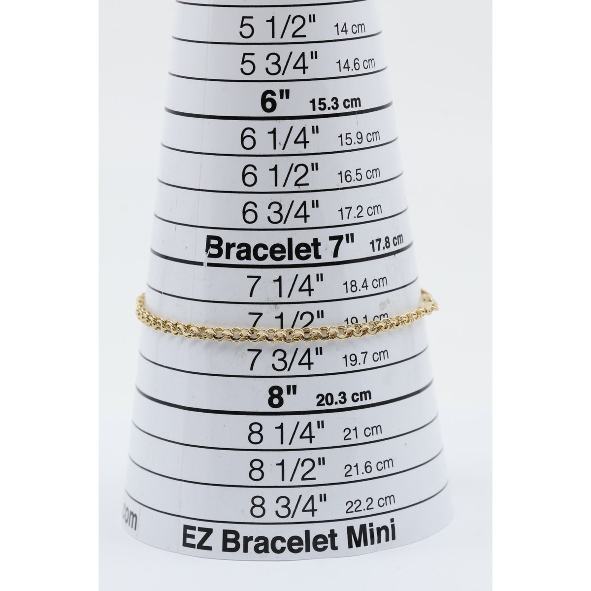 14K Yellow Gold Bismark Link Bracelet