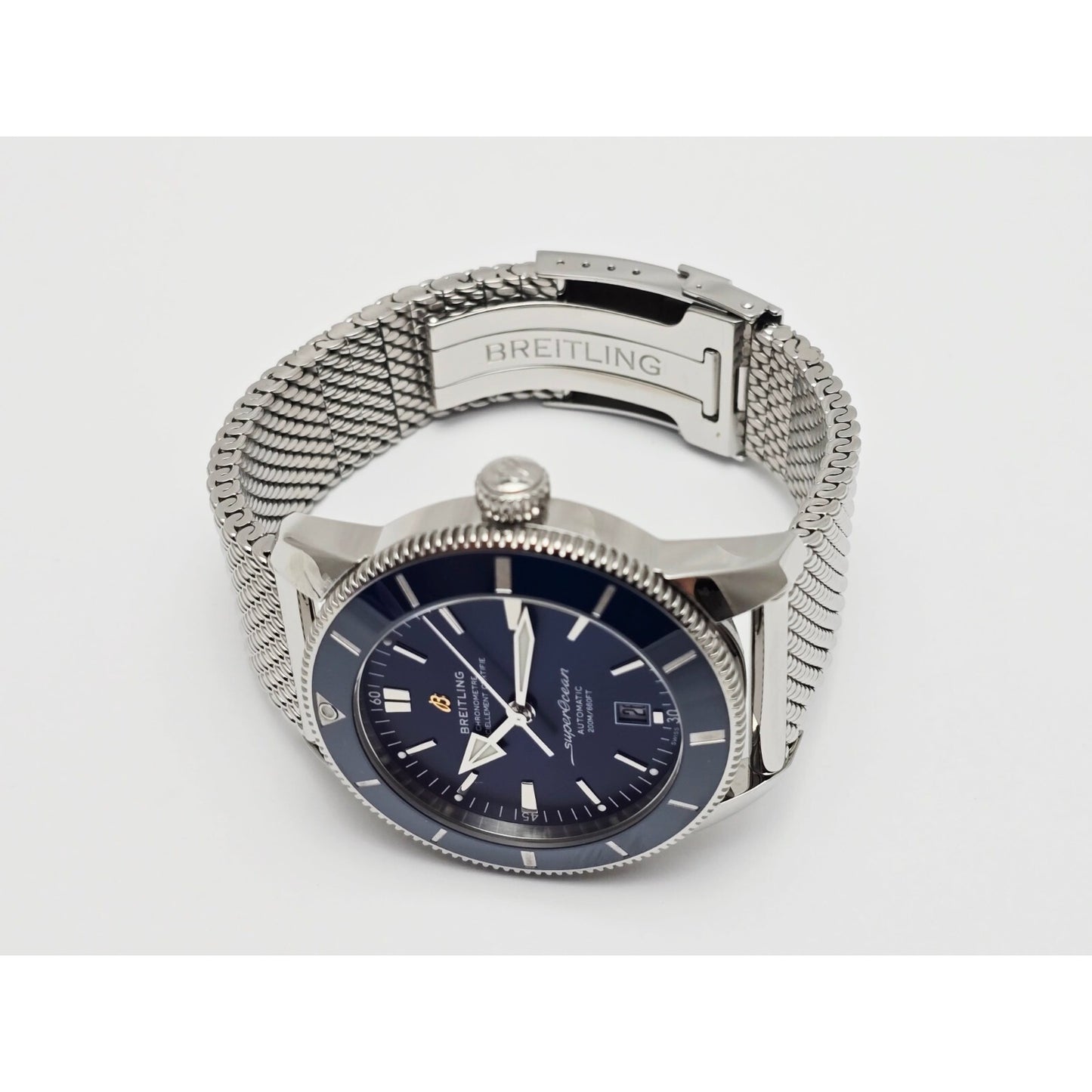 Breitling Superocean Heritage II 46 B20 46mm B20 Steel Blue Dial Box & Papers