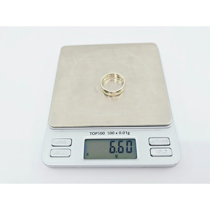 14K Tri Tone Gold Braided Wedding Band Ring