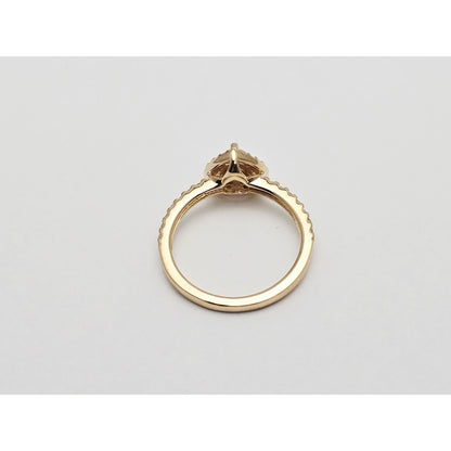 Pandora Timeless CZ Elevated Heart 14K Yellow Gold Ring