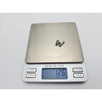 14K White Gold Drop Dangle Diamond Teardrop Stud Earrings