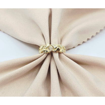 10K Yellow Gold Nugget Ring