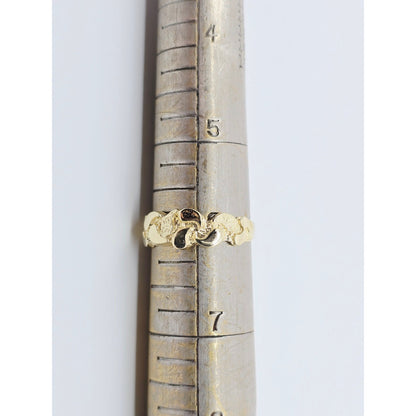 10K Yellow Gold Nugget Ring