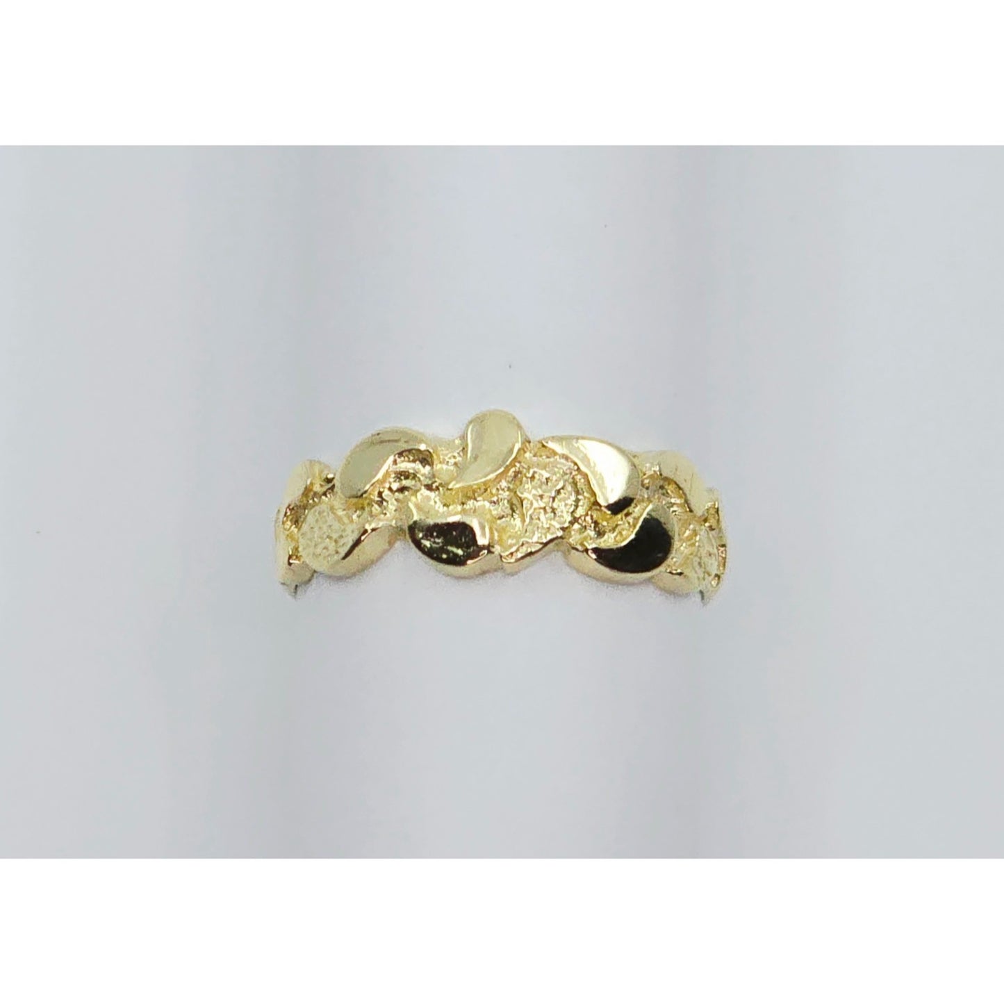 10K Yellow Gold Nugget Ring