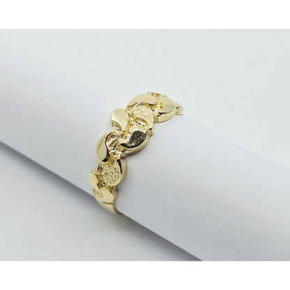 10K Yellow Gold Nugget Ring