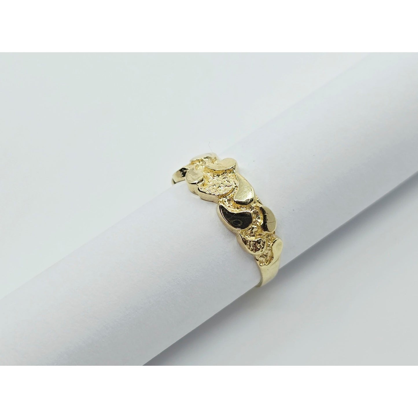 10K Yellow Gold Nugget Ring