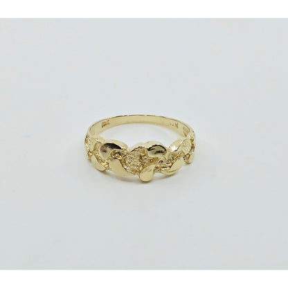 10K Yellow Gold Nugget Ring
