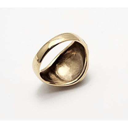 10K Yellow Gold United States Marine Corps Ring