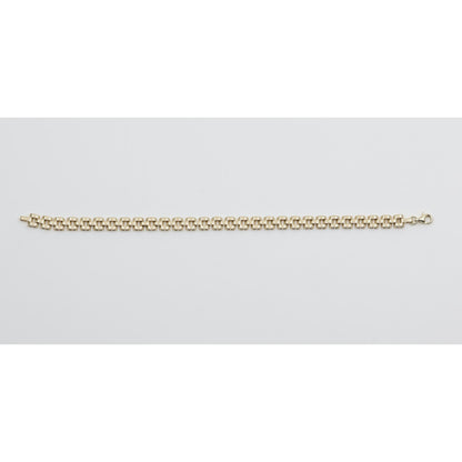 14K Yellow Gold Rolex Link Chain Bracelet