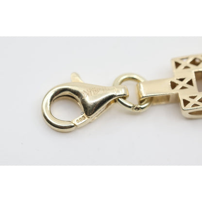 14K Yellow Gold Rolex Link Chain Bracelet