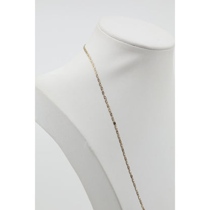 14K Yellow Gold Valentino Link Chain Necklace