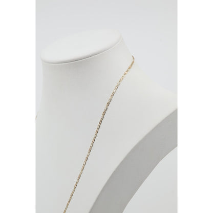 14K Yellow Gold Valentino Link Chain Necklace