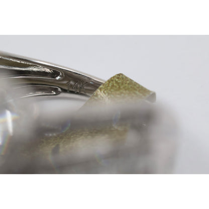 EFFY 14K White Gold 2.00ct Round Baguette Diamond Woven Crossover Ring - Size 7