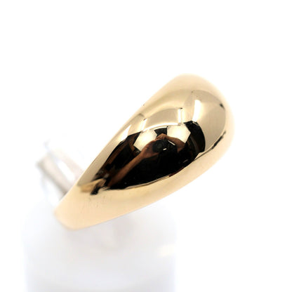 EternaGold 14K Yellow Gold Wide Domed Cigar Band Statement Ring