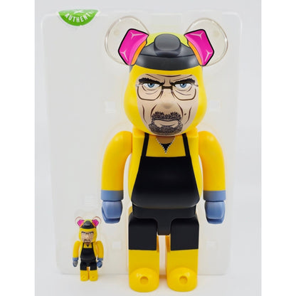 Bearbrick Breaking Bad Walter White Chemical Protective Clothing 100% & 400% Set