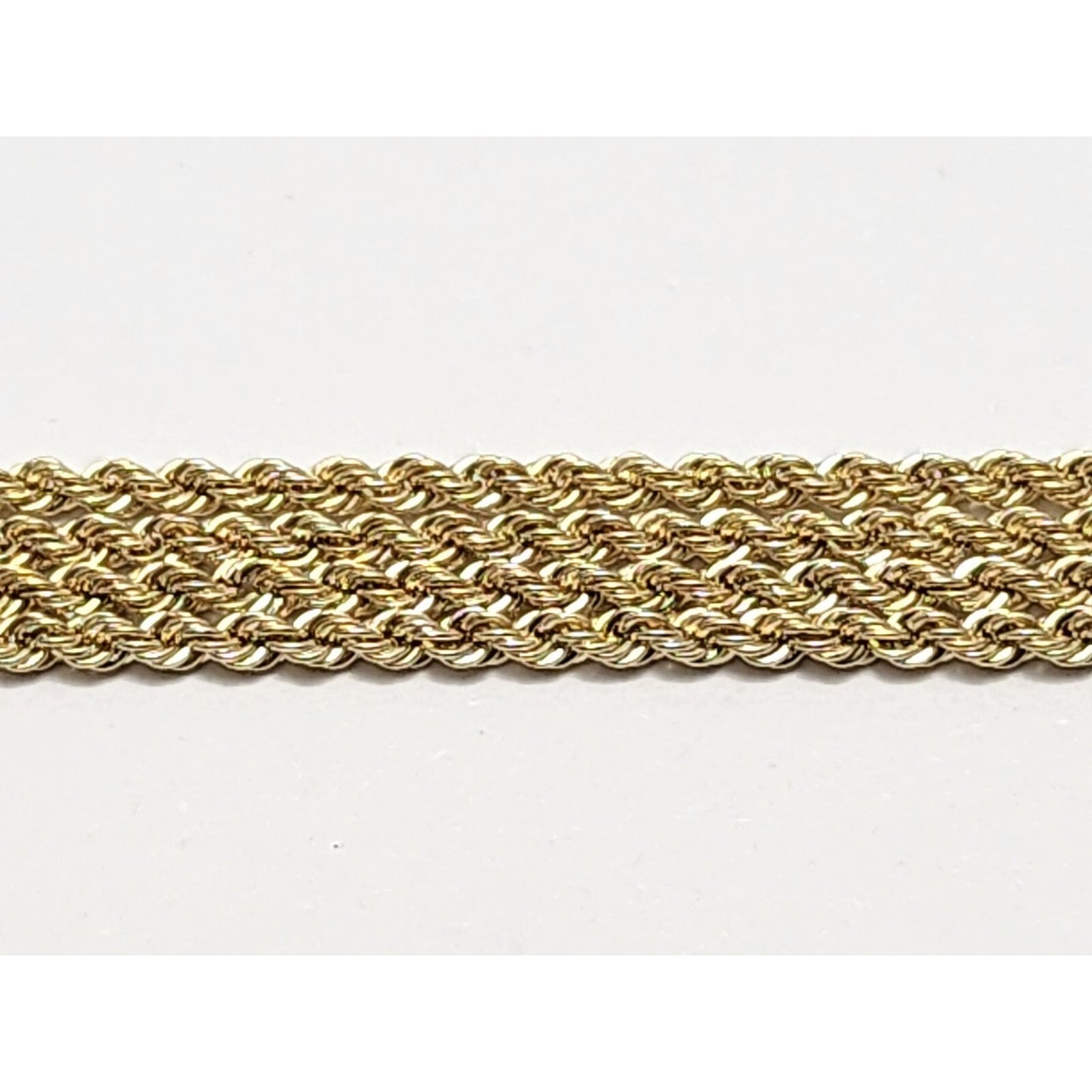 14K Yellow Gold Rope Chain Necklace