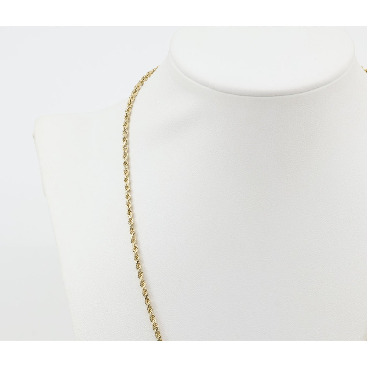 14K Yellow Gold Rope Chain Necklace