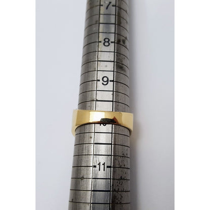 14K Two Tone Gold Onyx & CZ Men's Ring