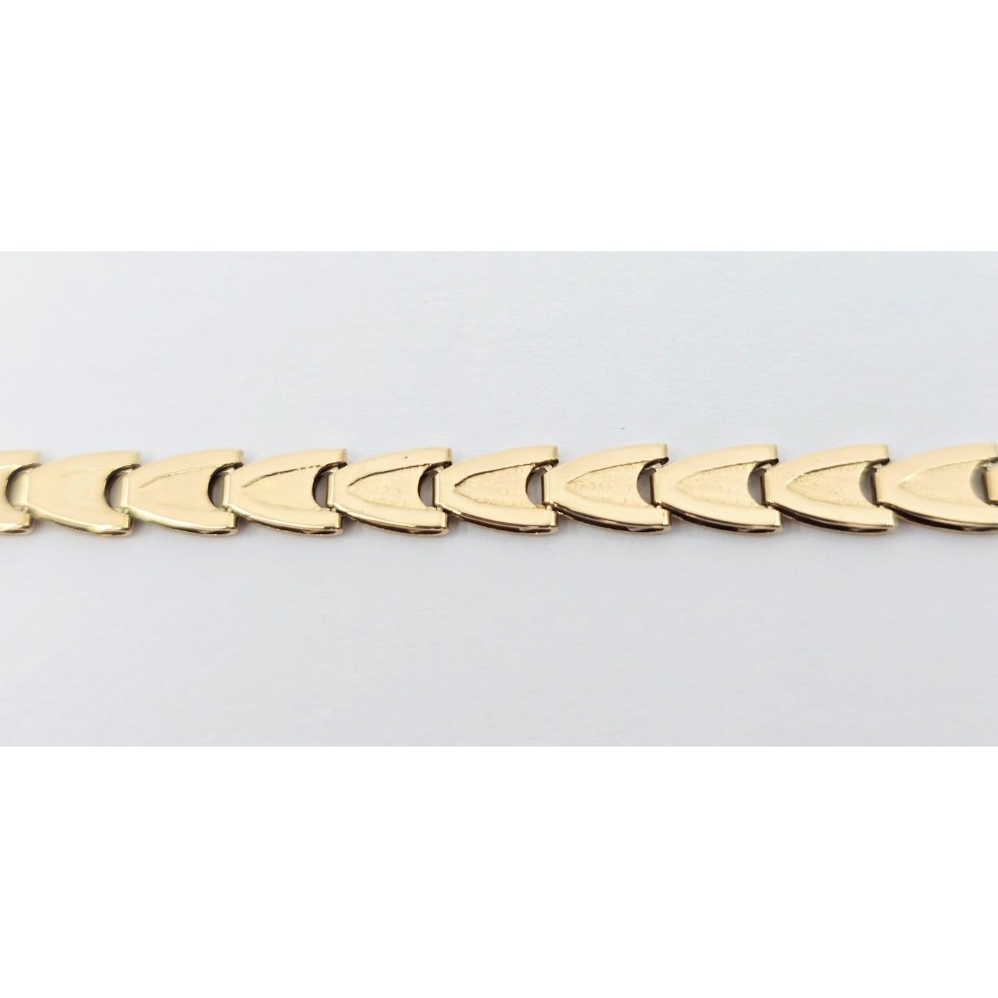 14K Yellow Gold Custom Tennis Link Bracelet