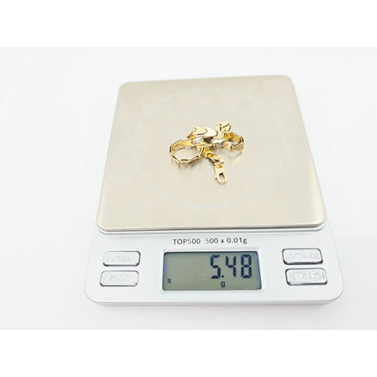 14K Yellow Gold Custom Tennis Link Bracelet