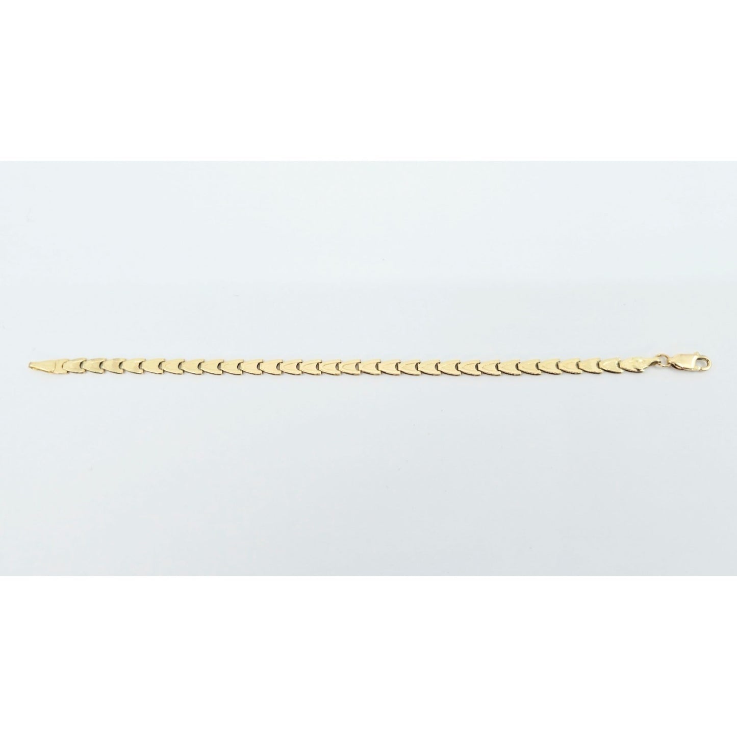 14K Yellow Gold Custom Tennis Link Bracelet