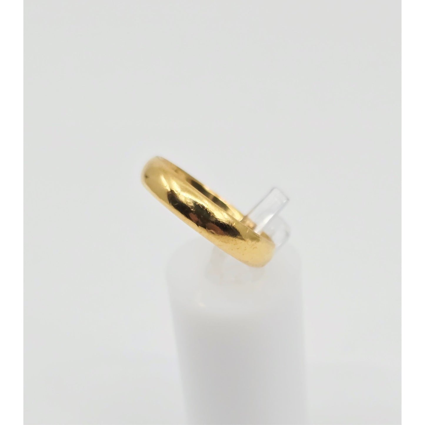 23K Yellow Gold Polished Wedding Band Ring