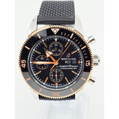 Breitling Superocean Heritage II 44mm Steel & Rose Gold Chronograph Watch U13313
