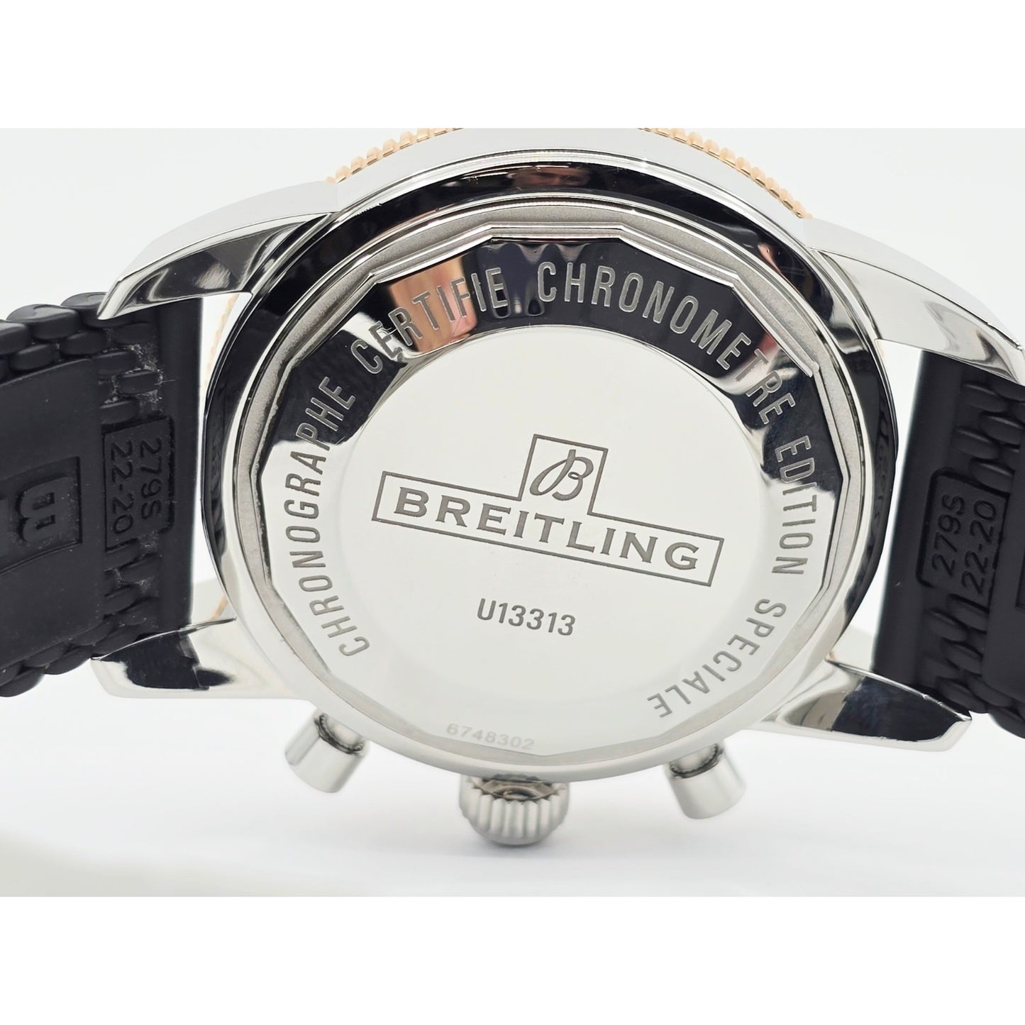Breitling Superocean Heritage II 44mm Steel & Rose Gold Chronograph Watch U13313