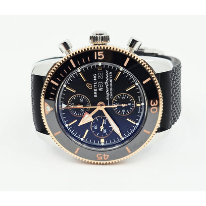 Breitling Superocean Heritage II 44mm Steel & Rose Gold Chronograph Watch U13313