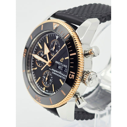 Breitling Superocean Heritage II 44mm Steel & Rose Gold Chronograph Watch U13313