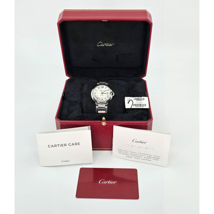 Cartier Ballon Bleu W6920046 3284 36mm Stainless Steel with Box & Papers 2020